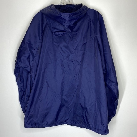 Vintage Jansport Navy Blue  Nylon Windbreaker Jacket Medium - Picture 2 of 7